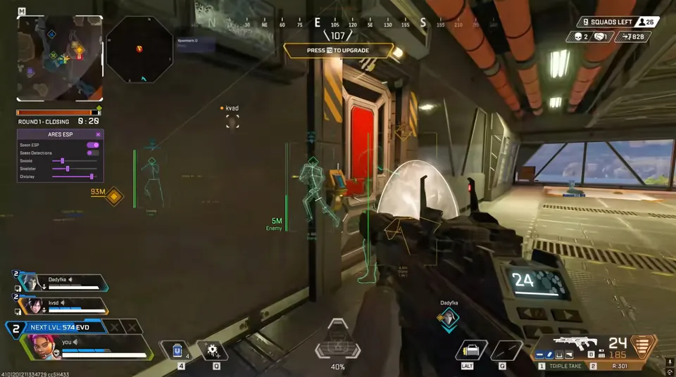 EA Javelin Anticheat on Apex Legends: Cheat Status & Updates — Apex cheat gameplay screenshot
